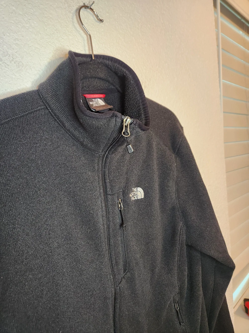 The North Face Black Full-Zip Fleece Jacket men's L